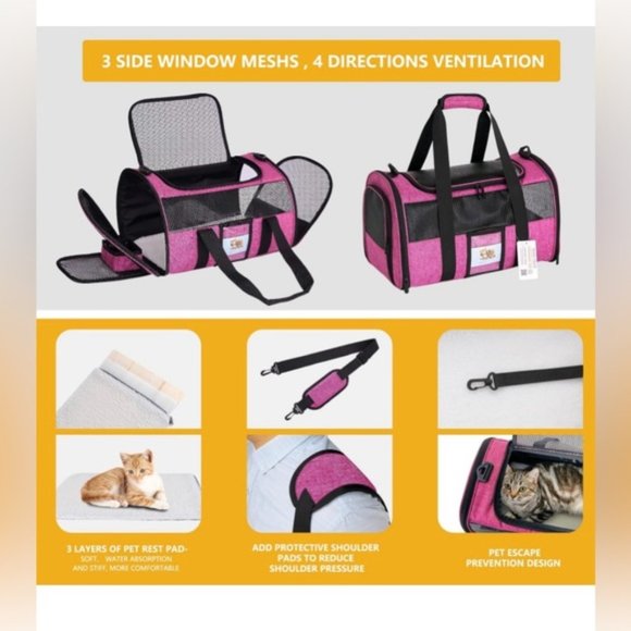 new  Pet Carrier & Cat Tree house bed.  firm price - Picture 10 of 12